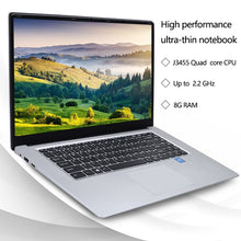 Charger l'image dans la galerie, feed me Notebook Computer 15.6 inch 8GB RAM 256GB/512GB SSD intel J3455 Quad Core Laptops With FHD Display Ultrabook WiFi